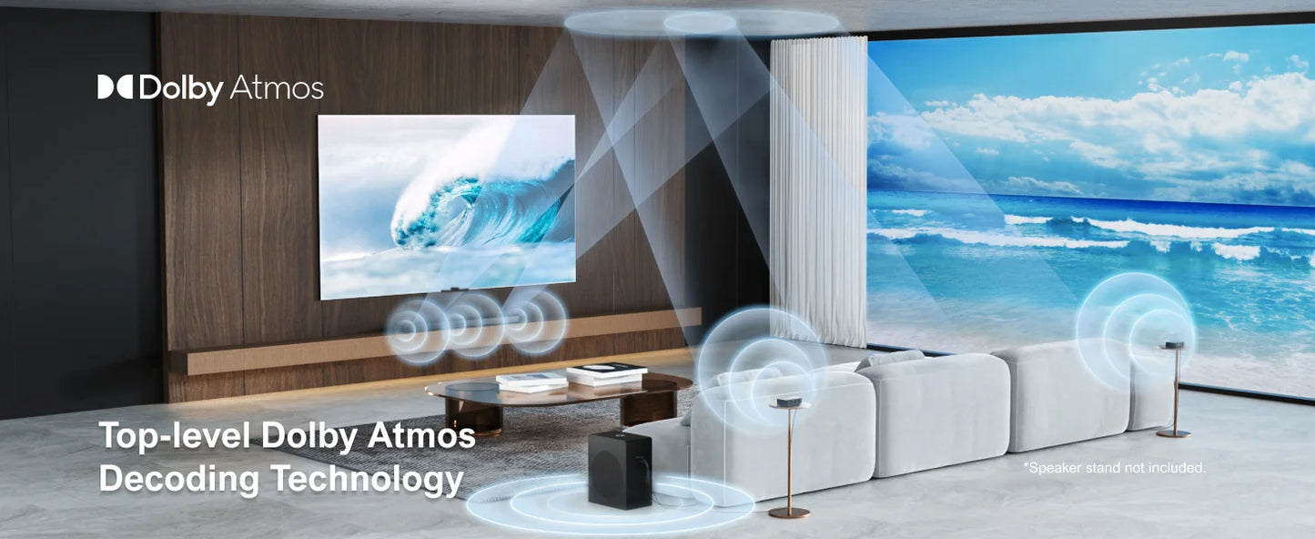 ULTIMEA 520W 5.1.2 Soundbar with Dolby Atmos for Smart TV 4K HDR Pass-through Home Theater - GEEKAUDIOZ