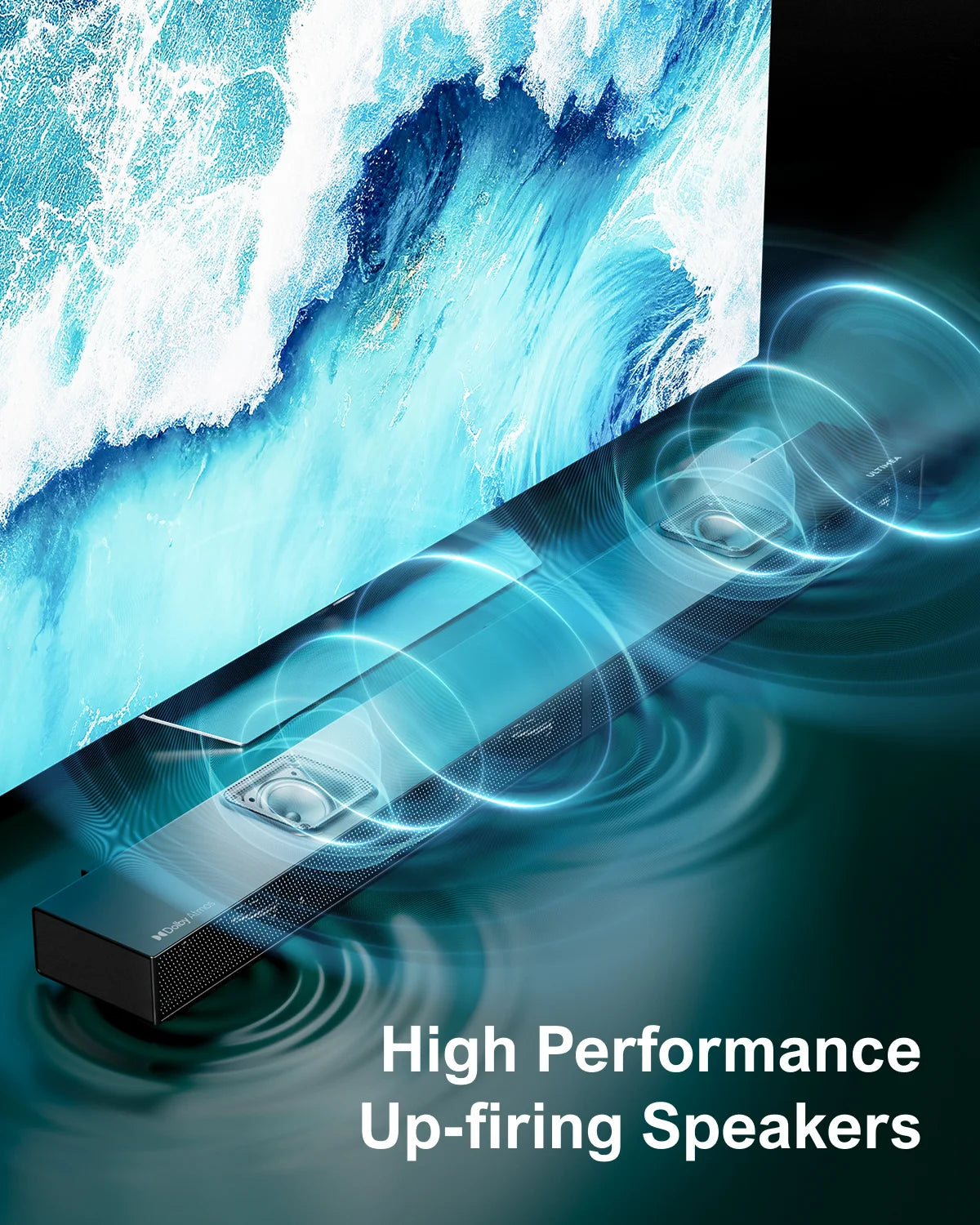 ULTIMEA 520W 5.1.2 Soundbar with Dolby Atmos for Smart TV 4K HDR Pass-through Home Theater - GEEKAUDIOZ