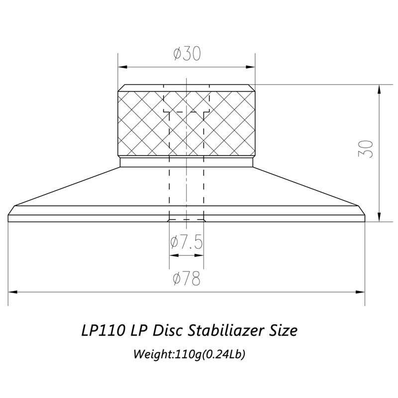 LP Vinyl DISC Stabilizer Vibration Weight Clamp