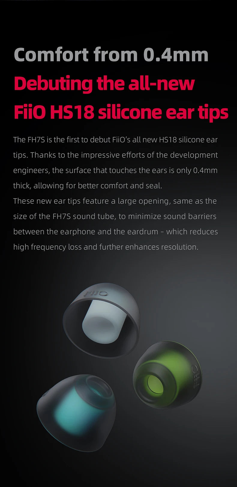 FiiO FH7S High-Performance Hybrid Technology IEM Earbuds