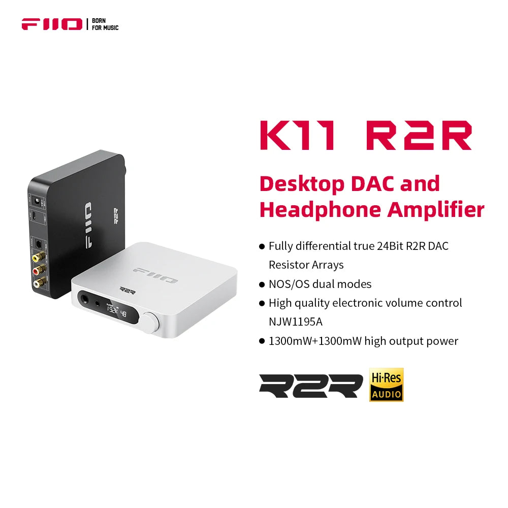 FiiO K11-R2R Desktop Headphone Amplifier