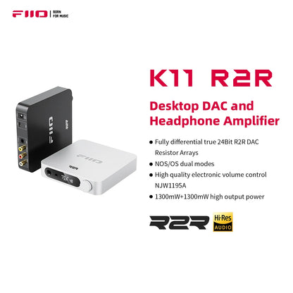 FiiO K11-R2R Desktop Headphone Amplifier