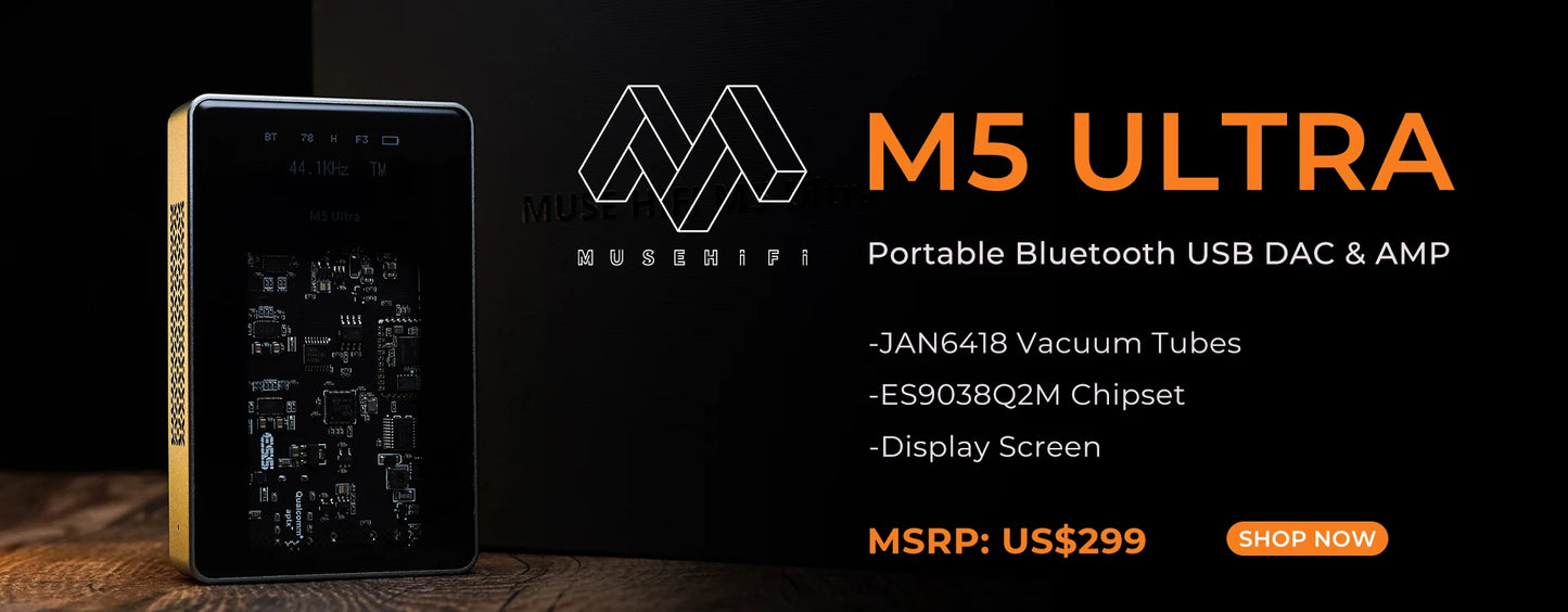 MUSEHiFi M4 Portable Headphone Amplifier