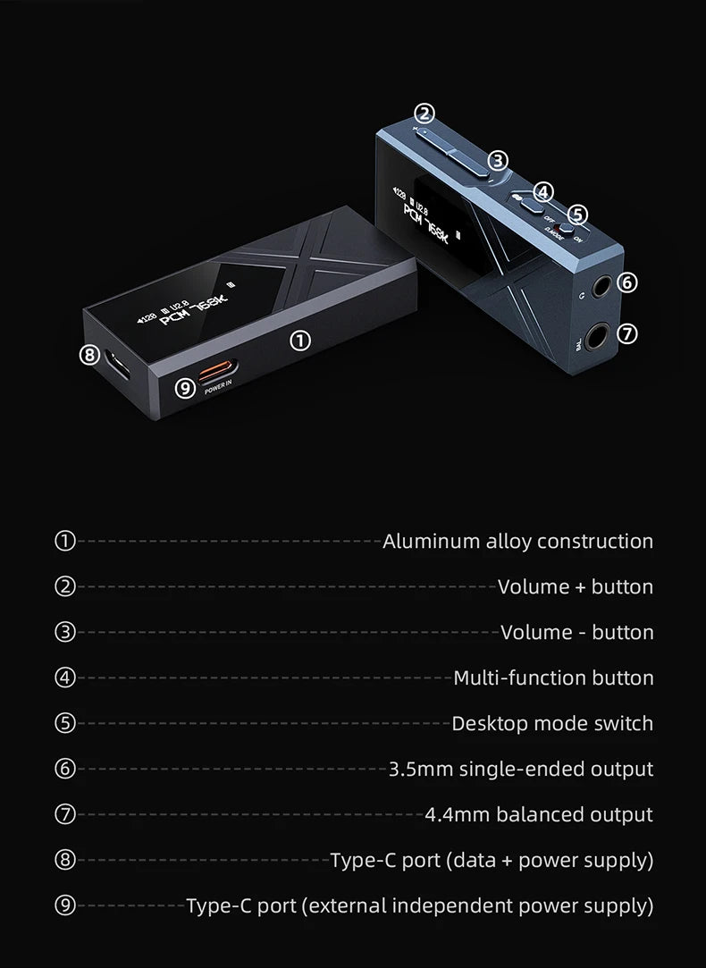 FiiO KA17 Portable USB DAC HiFi Amplifier