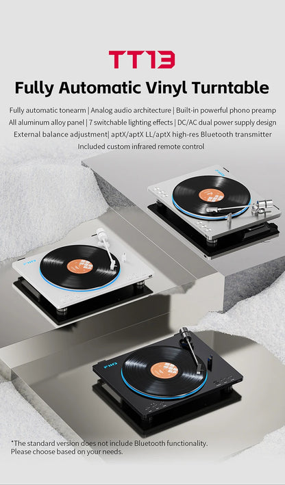 FiiO TT13 Fully Automatic Vinyl Stereo Player