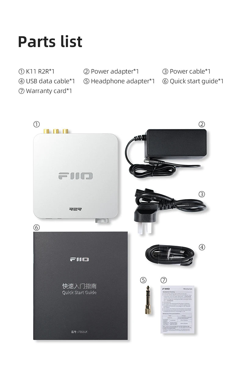 FiiO K11-R2R Desktop Headphone Amplifier