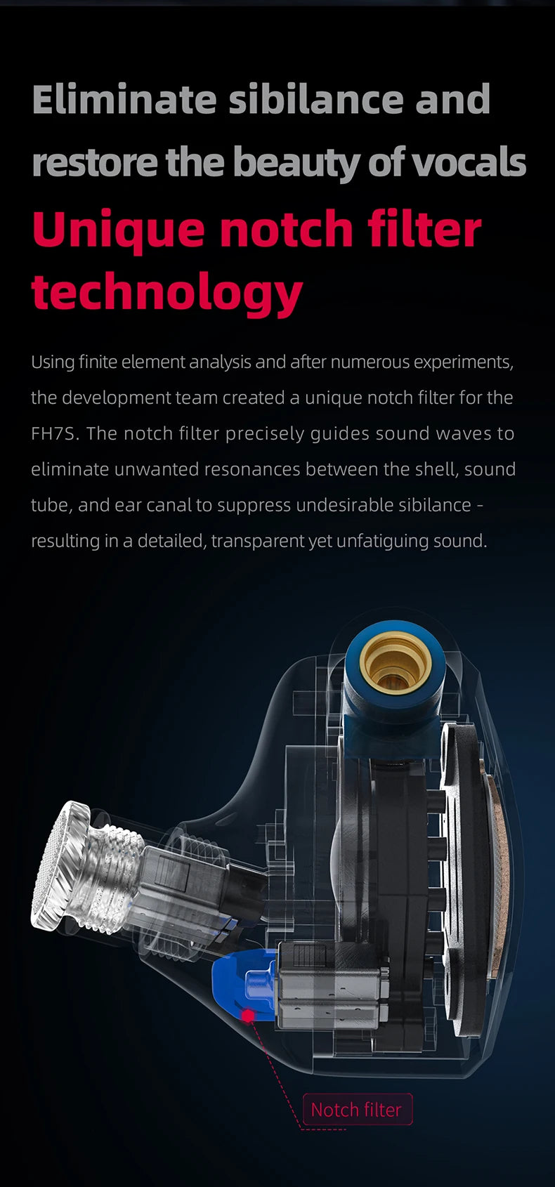 FiiO FH7S High-Performance Hybrid Technology IEM Earbuds