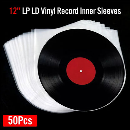 12 inch Vinyl Record Protector Bags 50 Pcs