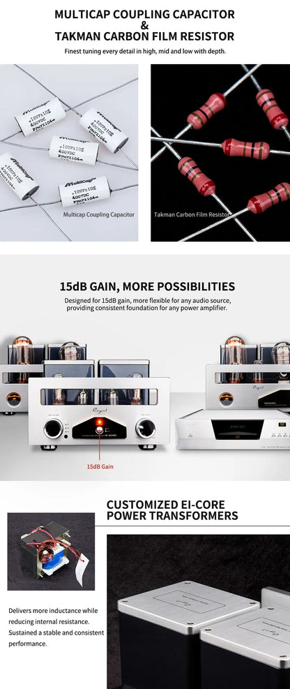 Cayin SC-6LSMK2 Hi-End Vacuum Tube Preamplifier