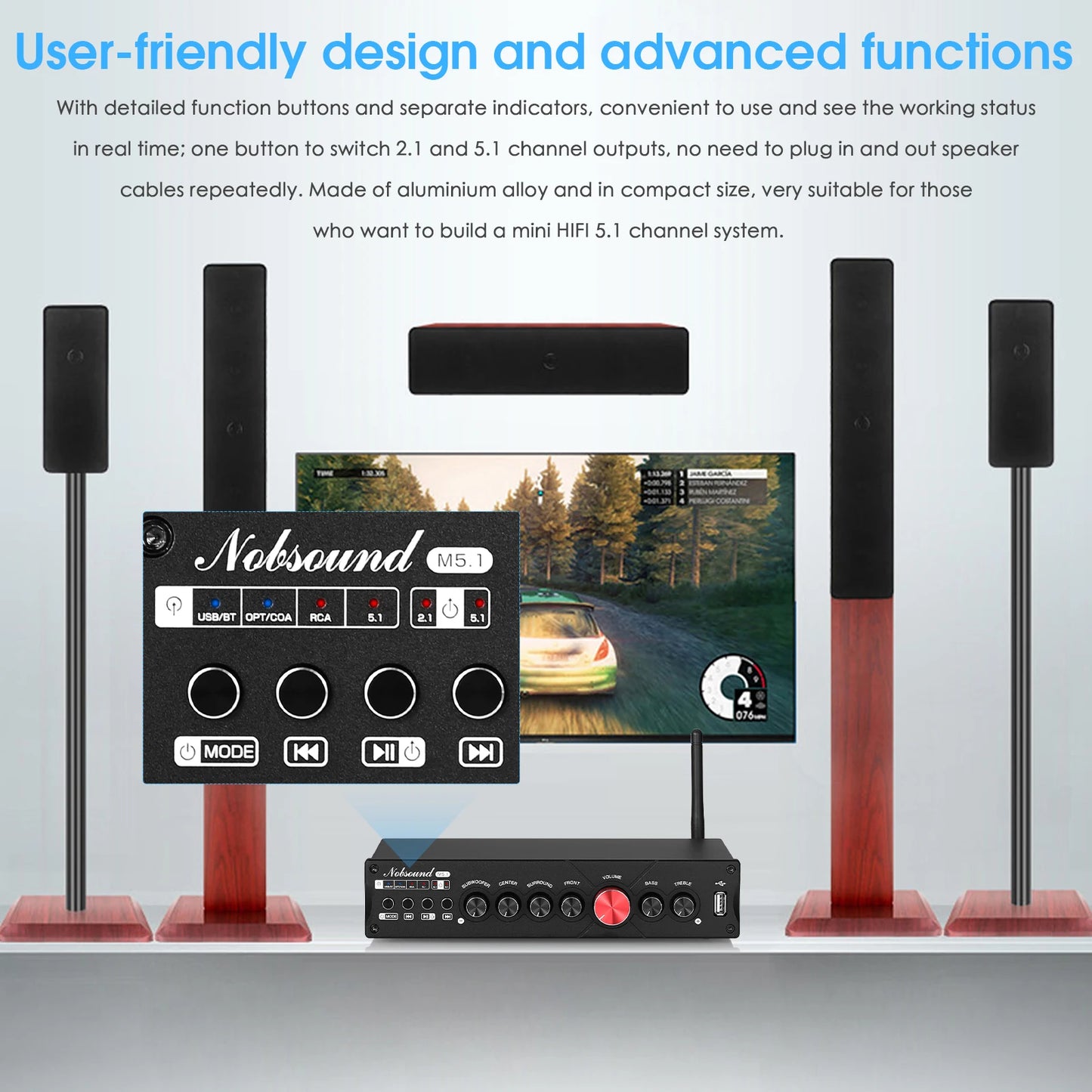 Nobsound 5.1 Channel Digital Amplifier