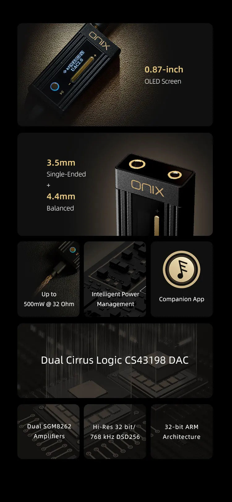 ONIX Alpha XI1 Portable Headphone Amplifier