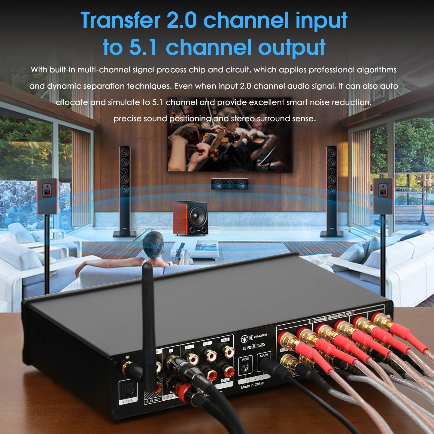 Nobsound 5.1 Channel Digital Amplifier