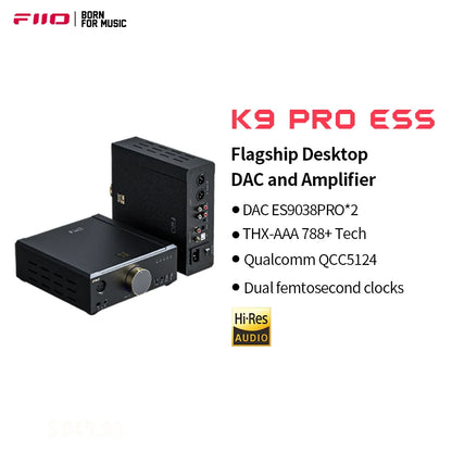 FiiO K9 Pro-ESS Desktop Headphone Amplifier