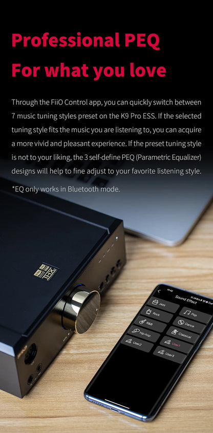 FiiO K9 Pro-ESS Desktop Headphone Amplifier