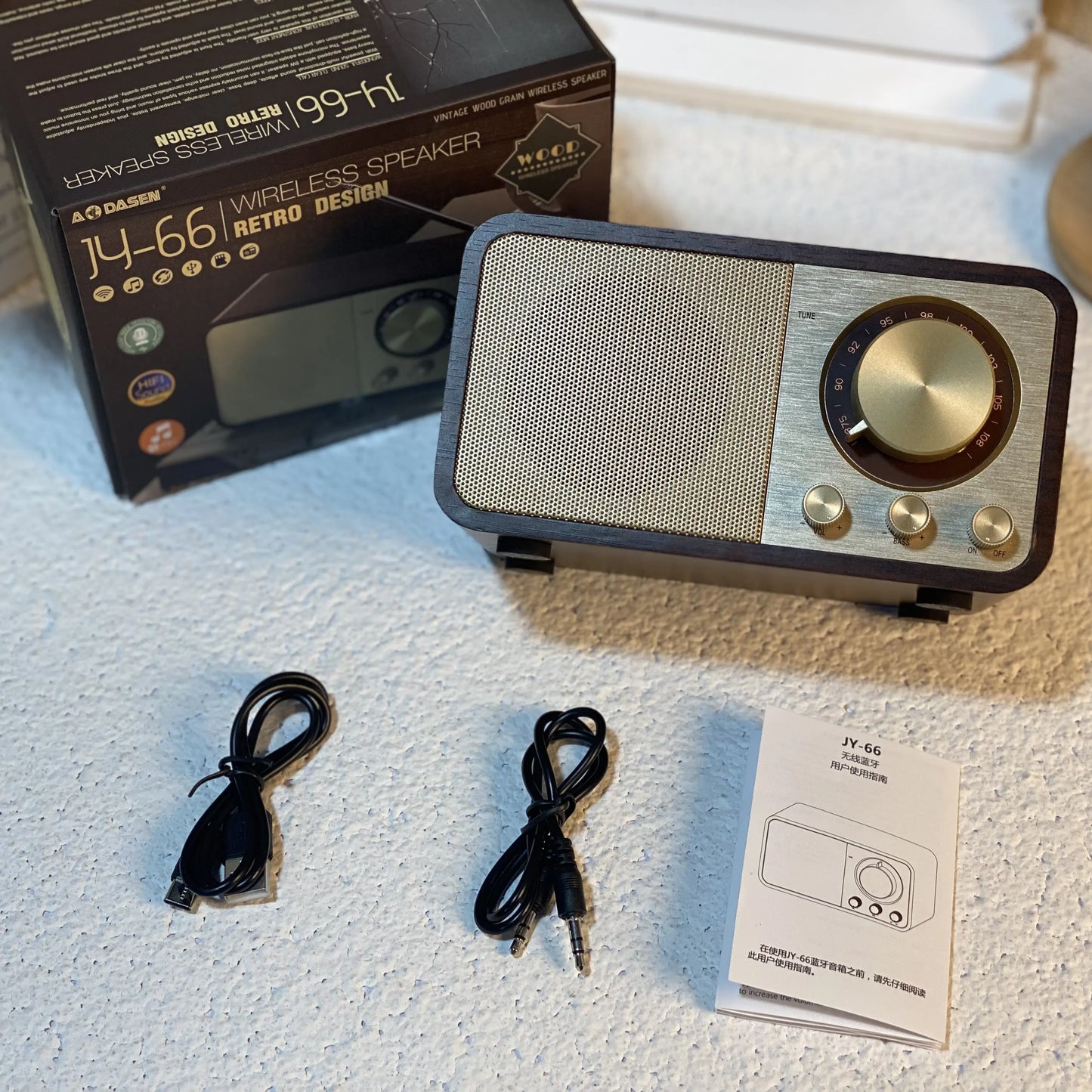 Retro Radio Speaker with Bluetooth