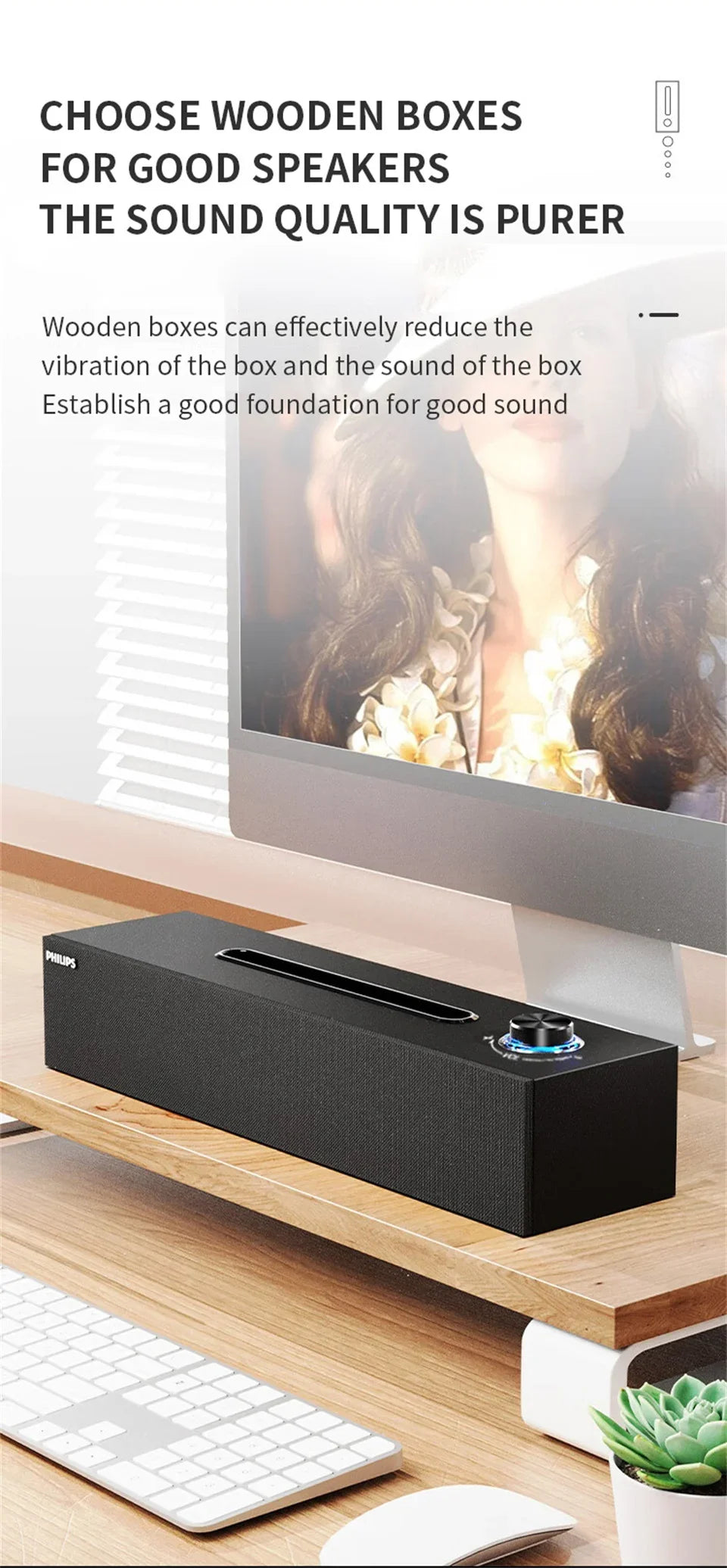 Philips SPA3808 Bluetooth Speaker