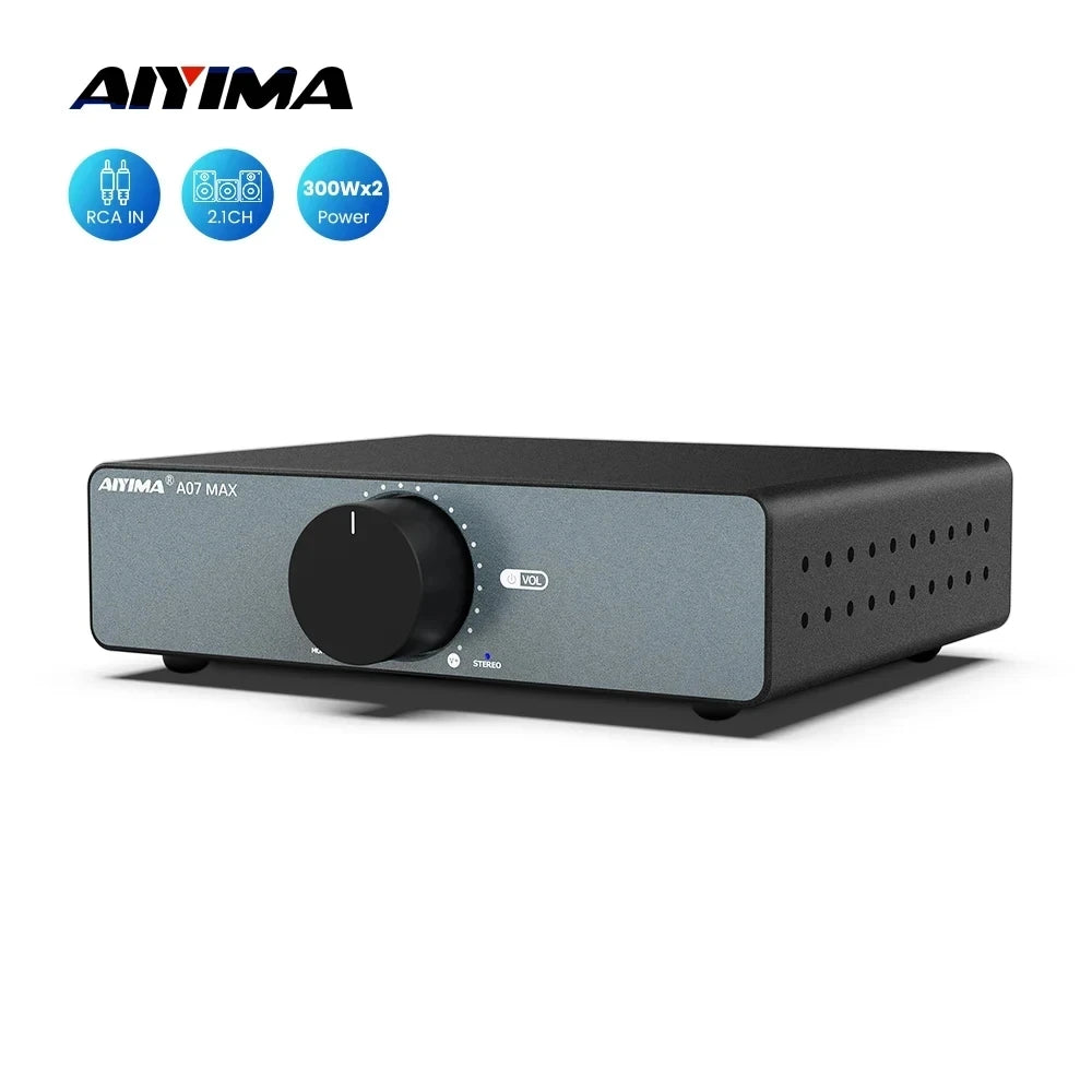 AIYIMA A07 MAX Hi-Fi Stereo/Mono Amplifier 2x300W