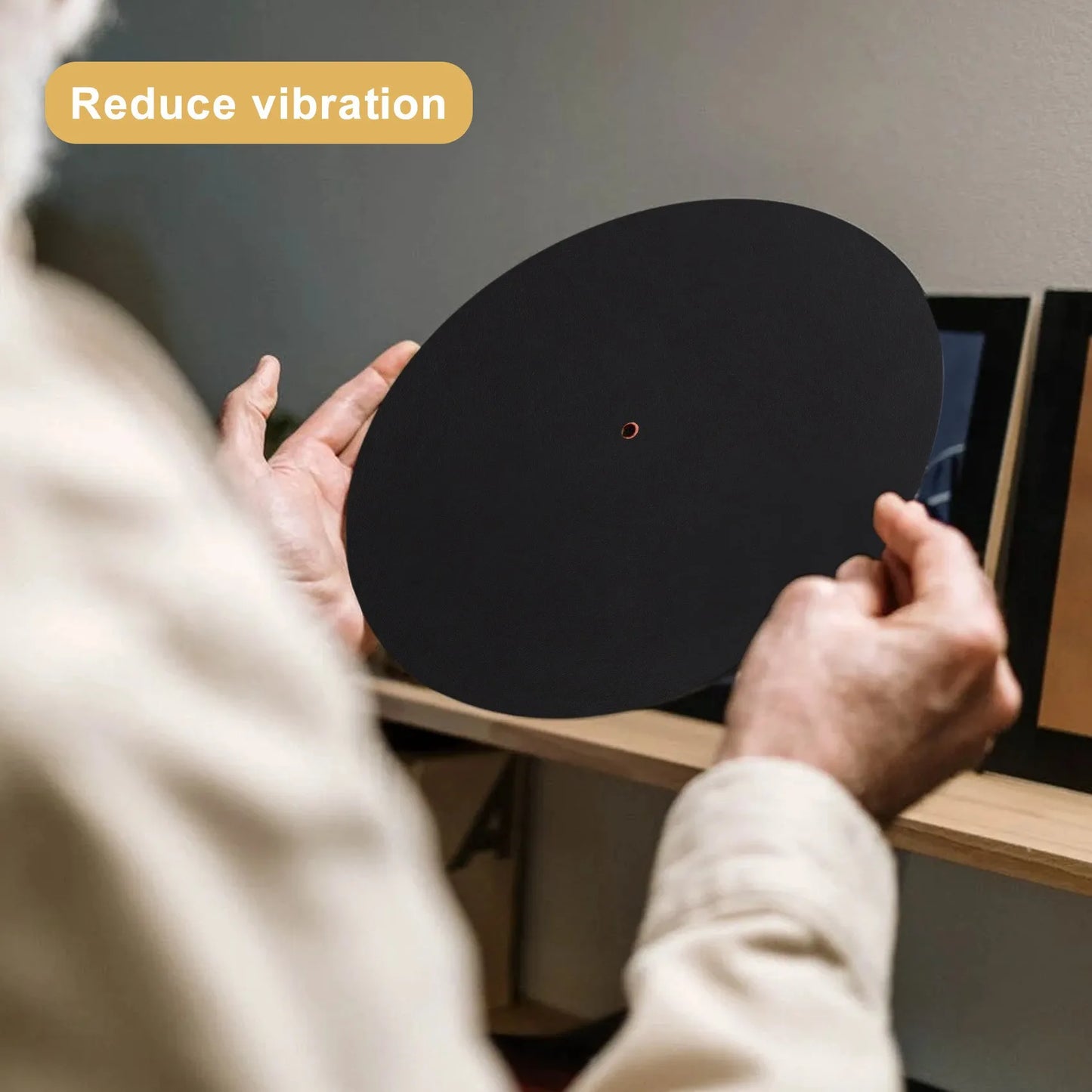 Ultra-Thin Anti-Static Vinyl Turntable Pad