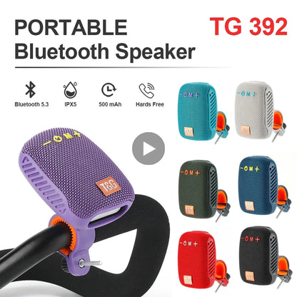 Portable Bluetooth Speaker Wireless Radio FM Subwoofer Sound Box Music Bass Woofer Mini Waterproof Small Mp3 Column