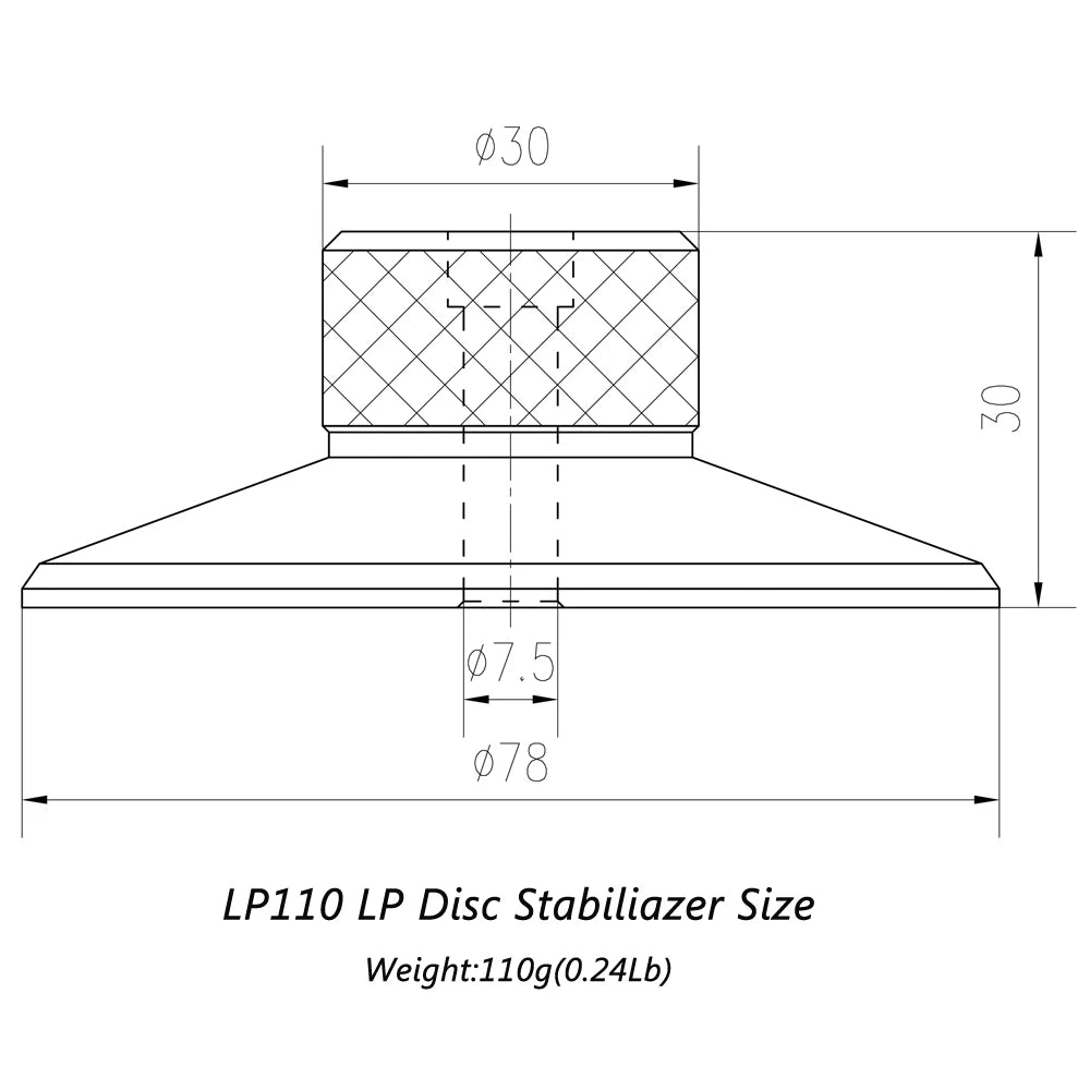 LP Vinyl DISC Stabilizer Vibration Weight Clamp