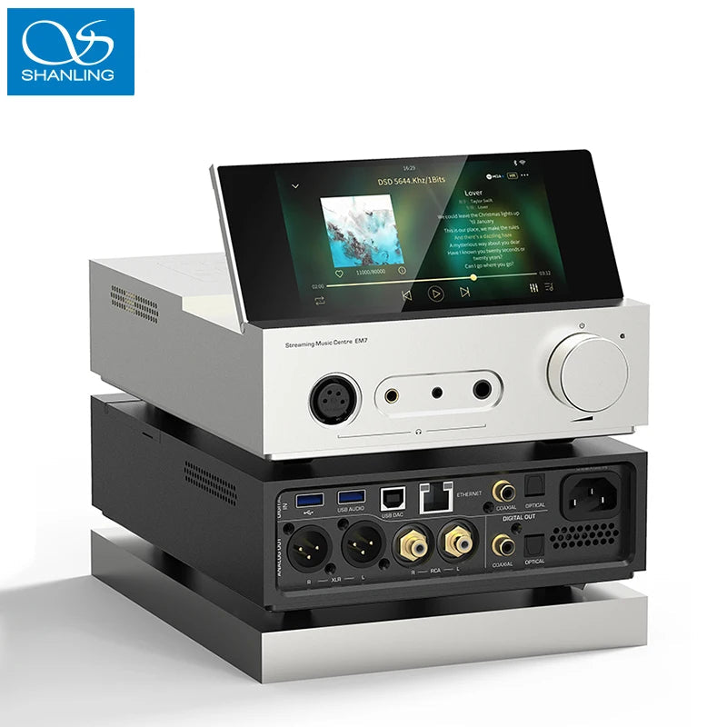 SHANLING EM7 Hi-End Desktop Music Player with Headphone Amplifier