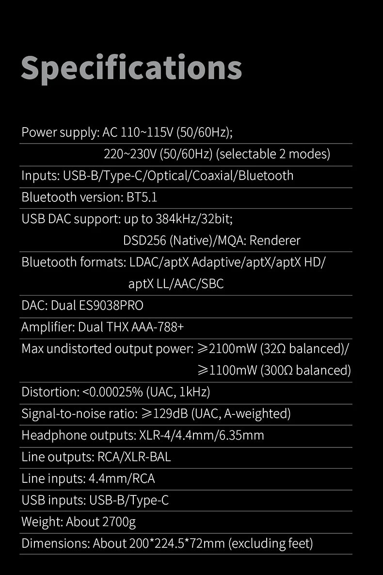 FiiO K9 Pro-ESS Desktop Headphone Amplifier