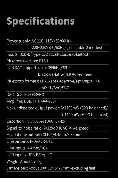 FiiO K9 Pro-ESS Desktop Headphone Amplifier