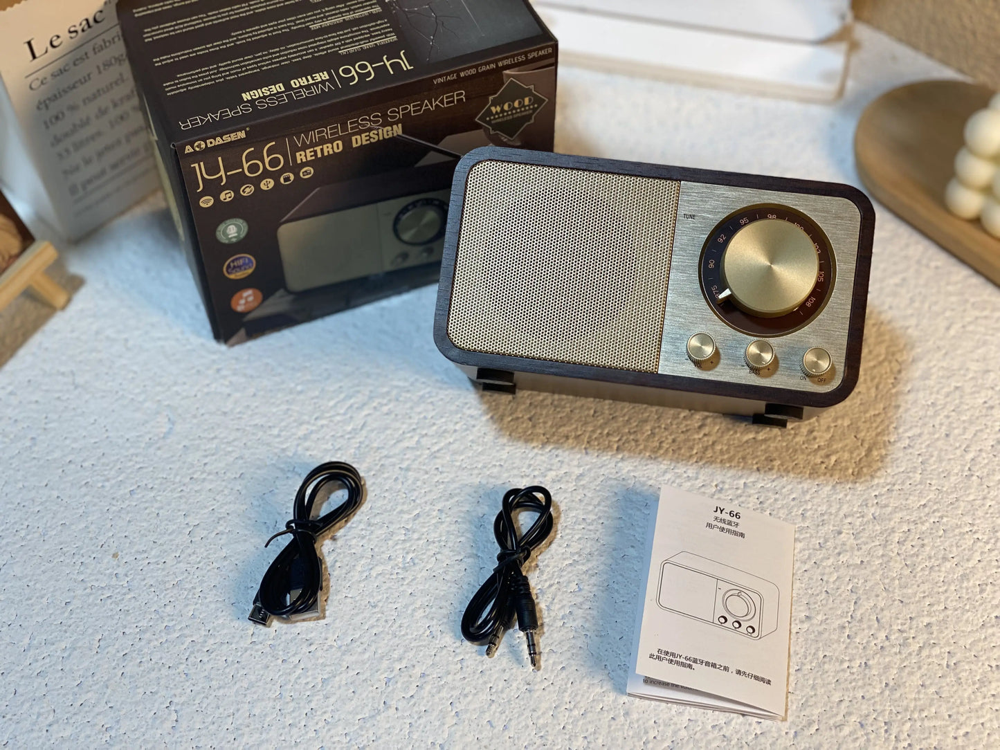 Retro Radio Speaker with Bluetooth