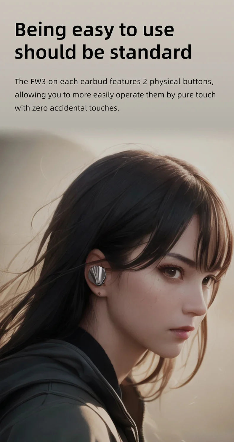 FiiO FW3 LDAC True Wireless Earbuds with Custom PEQ