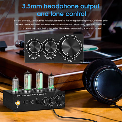 ONE LITTLE BEAR T9 HiFi Vacuum Tube Preamplifier / Headphone Amp