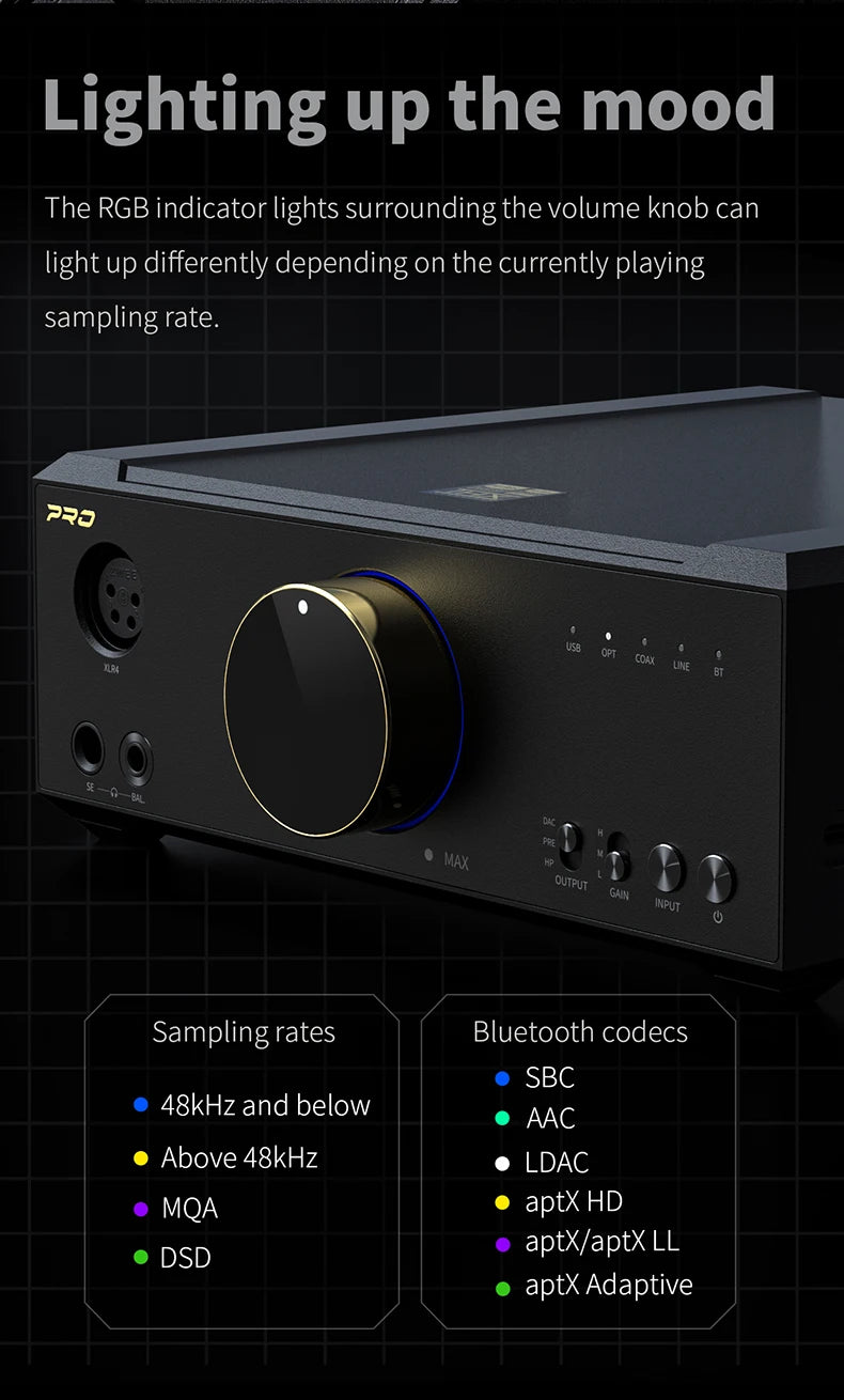 FiiO K9 Pro-ESS Desktop Headphone Amplifier