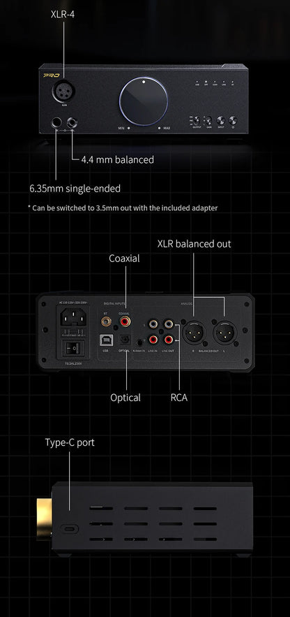 FiiO K9 Pro-ESS Desktop Headphone Amplifier