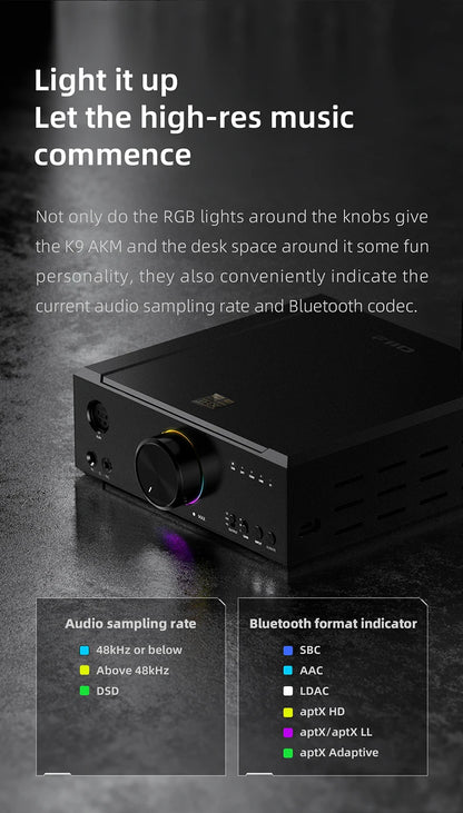 FiiO K9 AKM Desktop DAC and Headphone Amplifier