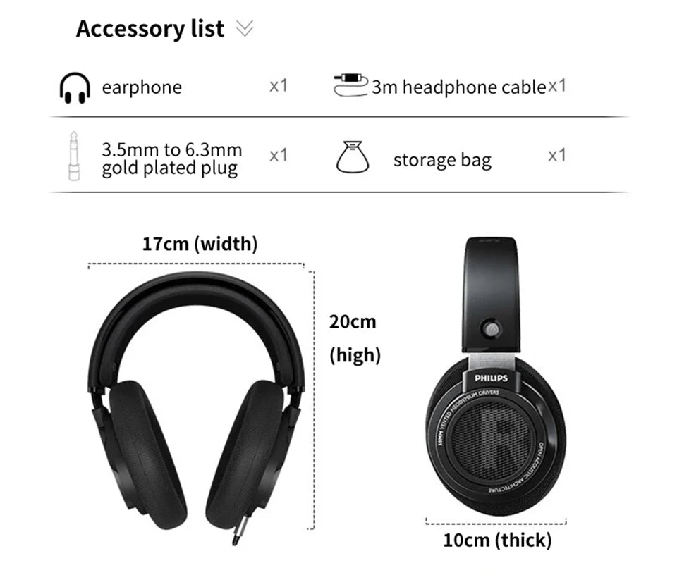 Philips SHP9500 Hi-Fi Headphones