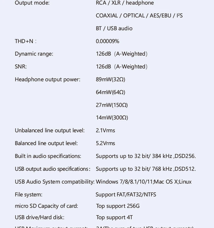 SMSL DP5 SE Hi-Fi Network Music Streamer