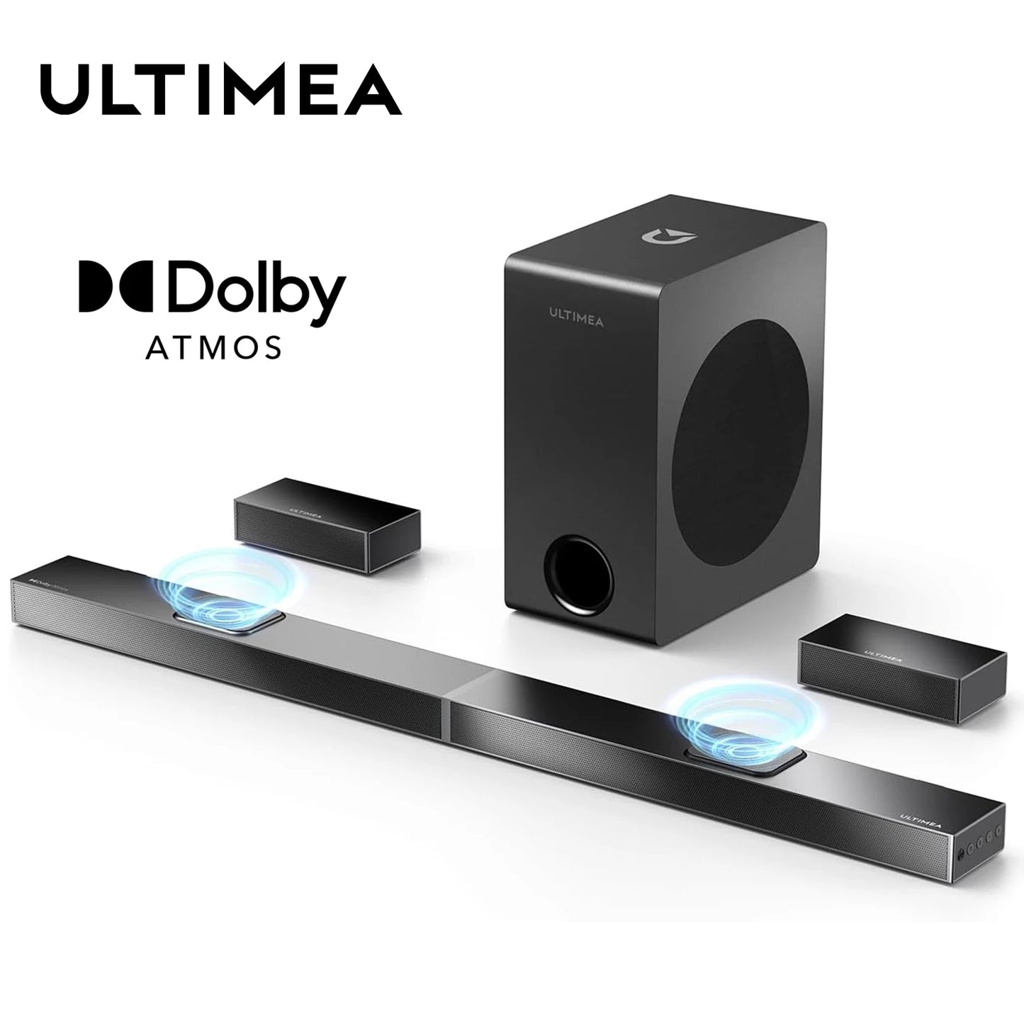 ULTIMEA 520W 5.1.2 Soundbar with Dolby Atmos for Smart TV 4K HDR Pass-through Home Theater