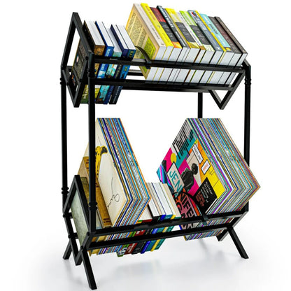 Black Vinyl Record Storage Holder 160-200 LP