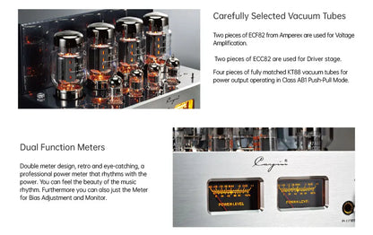 Cayin MT-45MK3 Hi-Fi Vacuum Tube AB1 Class Amplifier