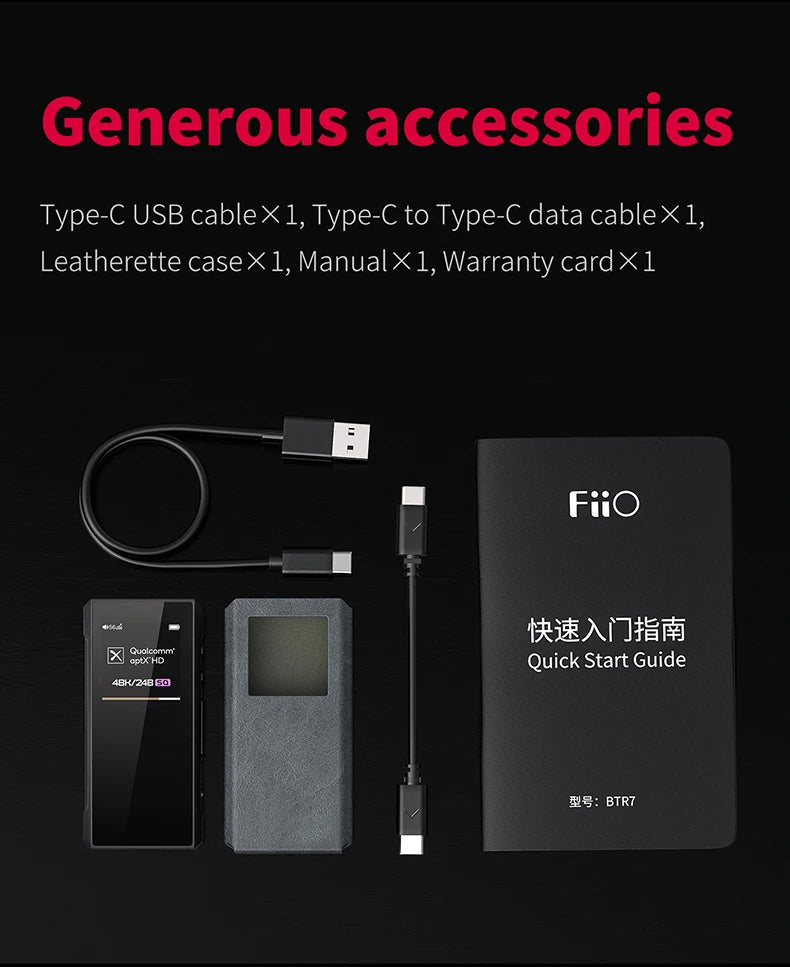 FiiO BTR7 Headphone Bluetooth Amplifier