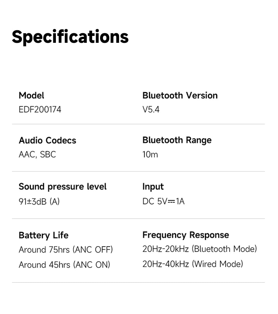 Edifier H9 Hi-Res Active Noise Cancelling Wireless Headphones