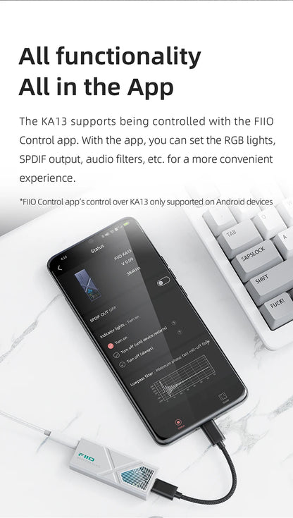 FiiO/JadeAudio KA13 Portable DAC Amplifier