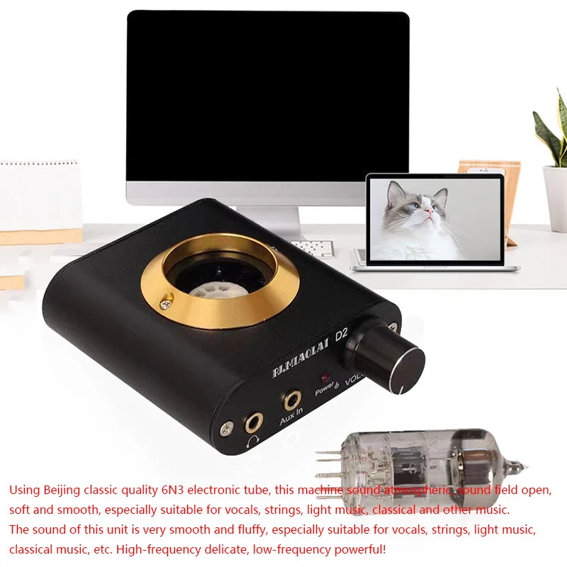 PJ. MIAOLAI D2 Tube Headphone Amplifier