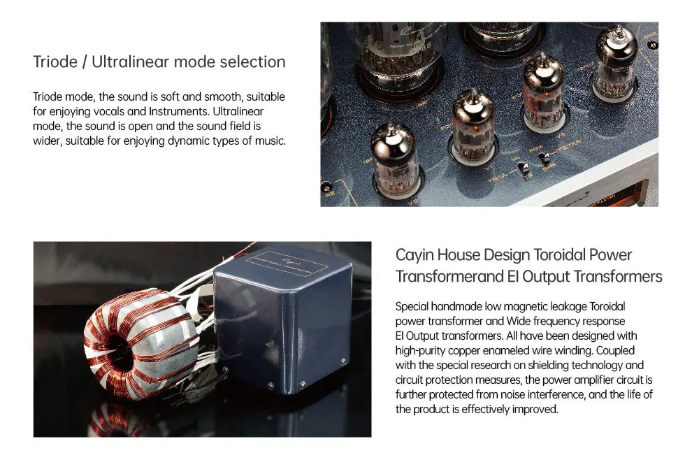 Cayin MT-45MK3 Hi-Fi Vacuum Tube AB1 Class Amplifier