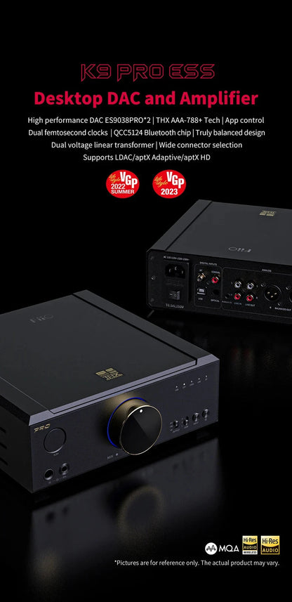 FiiO K9 Pro-ESS Desktop Headphone Amplifier