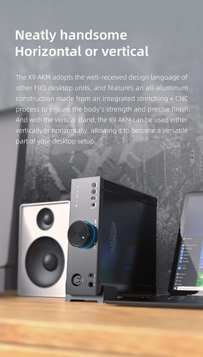 FiiO K9 AKM Desktop DAC and Headphone Amplifier