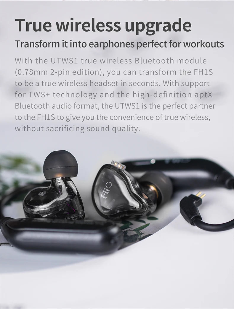 FiiO FH1s HIFI Wired Earbuds