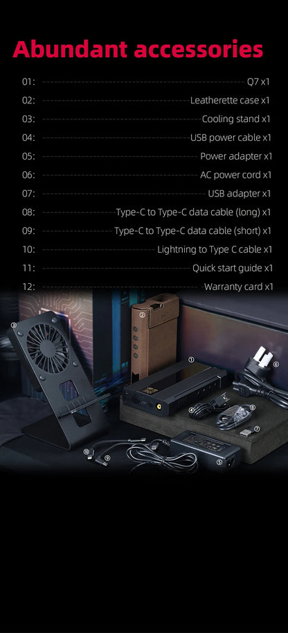 FiiO Q7 Balanced HiFi Headphone Amplifier