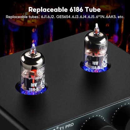 AIYIMA Audio T1 Pro Hi-Fi Bluetooth Tube Preamplifier