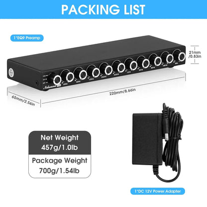 Nobsound HiFi EQ9 Stereo EQ Preamp