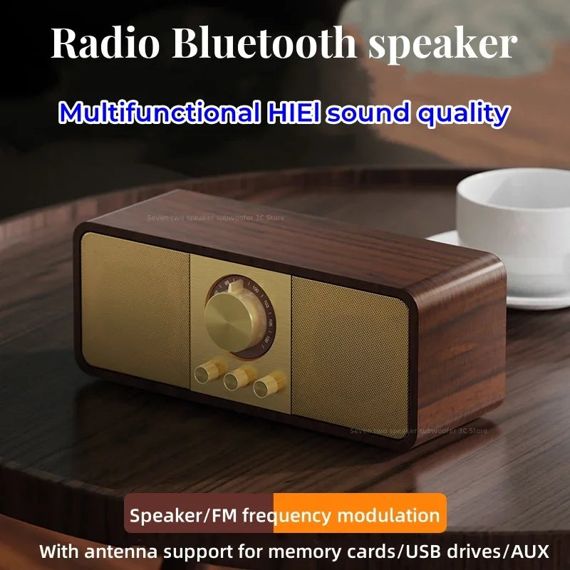 Retro Radio 2 Speakers with Bluetooth